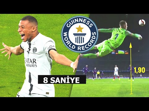 Futbol Tarihinin Kırılması İmkansız Rekorları - Mbappe, C.Ronaldo, Messi, Neymar.. #2