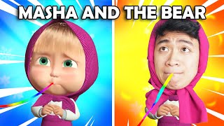 MASHA AND THE BEAR WITH ZERO BUDGET #23 | Merry Christmas 2022 With Masha