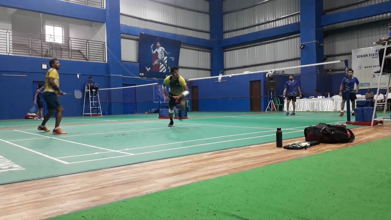 WBBA men's doubles match / (1st set)