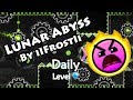 Geometry dash  lunar abyss by iifrostii  daily level 182