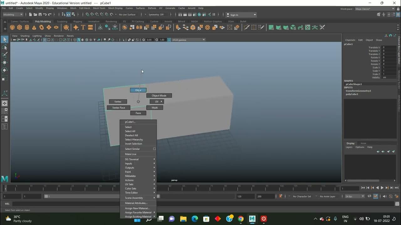 How to use duplicate special in maya - YouTube