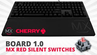 CHERRY MX BOARD 1.0 Review - MX Red Silent Switches | Smooth and Silent
