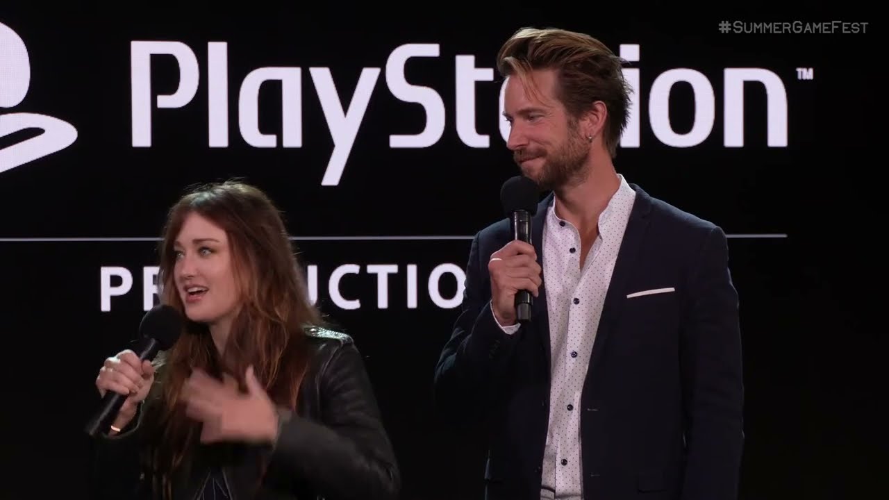 Troy Baker and Ashley Johnson