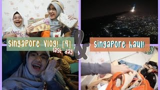 Singapore VLOG! [4]: Pulang ke Indonesia & Singapore Haul!