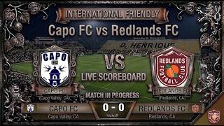 Capo FC vs Redlands FC | Watchalong & Live Score | USL League Two