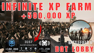 SECRET BOT LOBBY METHOD in Battlefield 6! (INFINITE XP + FAST RANK UP) 100% WORKING!