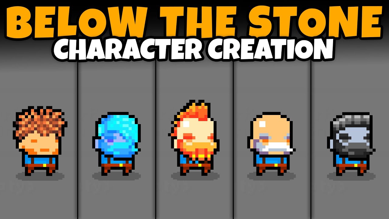 Below the Stone Character Creation (Full Dwarf Customization, All Options, Colors, More!)