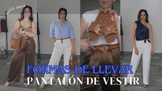 Formas de  llevar pantalón de vestir casual