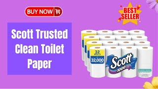 Scott 1000 Toilet Paper – 32 Rolls, 1-Ply, 1000 Sheets per Roll