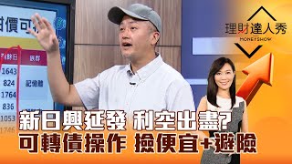 【理財達人秀】新日興延發 利空出盡？ 可轉債操作 撿便宜+避險｜李兆華、鄧軒浩 2024.07.26 part6