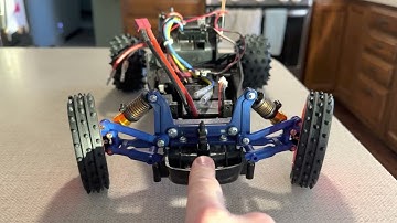 Tamiya Super Hornet with modified Team CRP #1626 front suspension upgrade