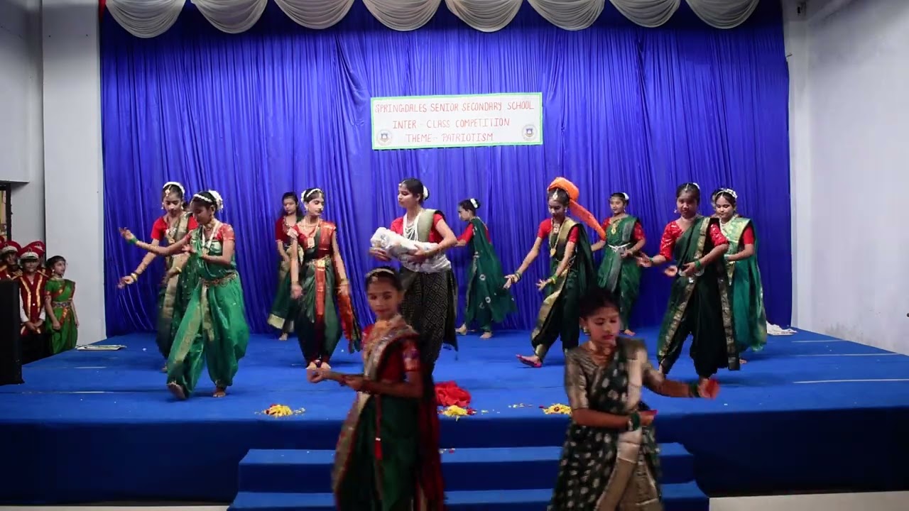 "Class 6 Emerald – Rani Lakshmibai Dance & Drama | Springdales Senior Secondary School"