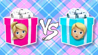 CHOOSE YOUR GIFT 🎁 GIRLS VS BOYS! 😍 Anna Gold
