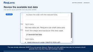 Generate & Review Test Cases with AI | ReqLens TestCraft