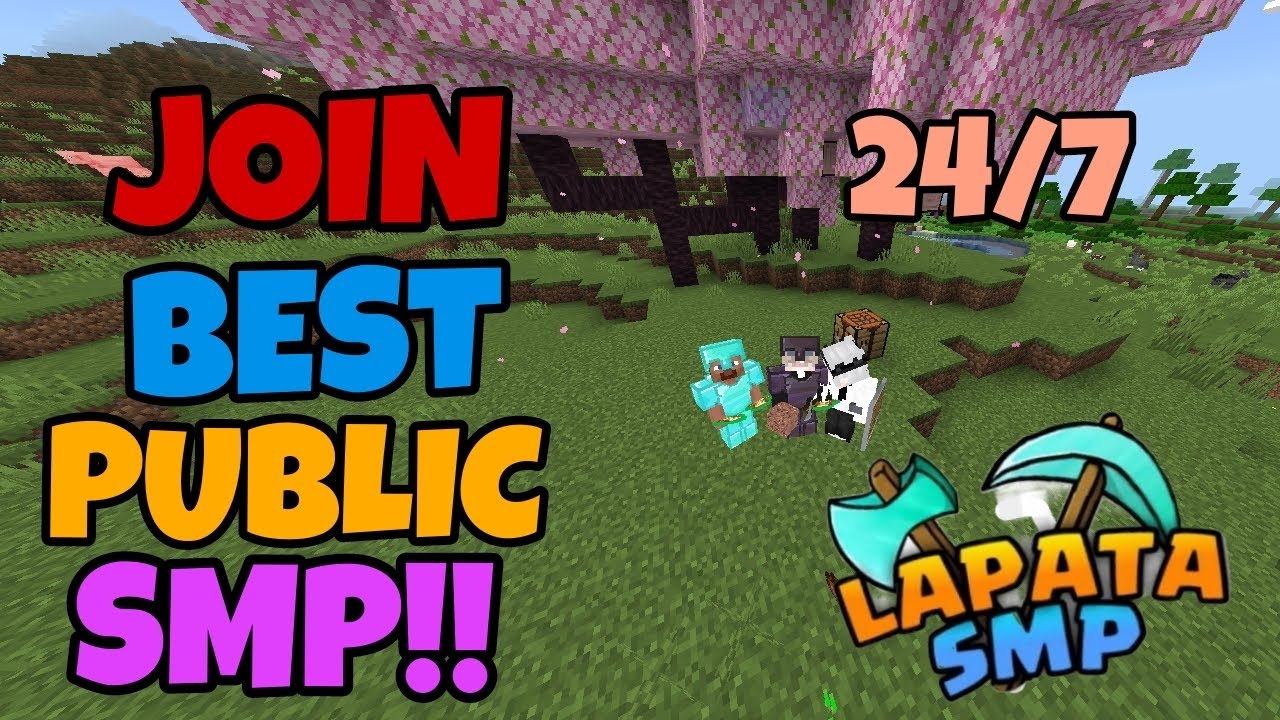 🌟New Best Free Public Smp Server For Minecraft 🫀| Java+Pe+Pojav | 24/7 ...