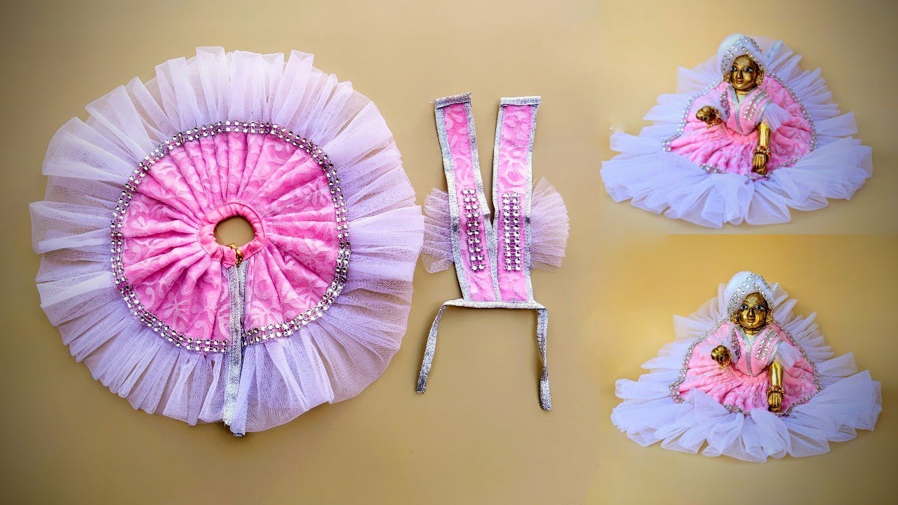 Easy to make/beautiful dress for laddu gopal || laddu gopal dress