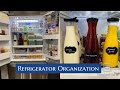 REFRIGERATOR ORGANIZATION | Clean and Organize with me | Fridge Organization | Ashley Spicer