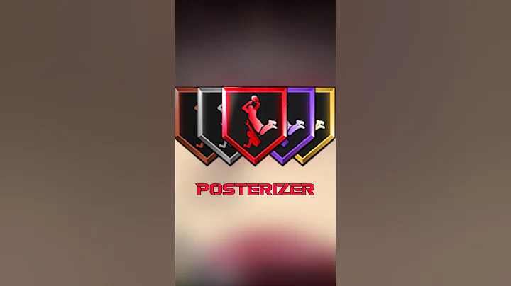 HOW TO USE THE POSTERIZER BADGE AT EVERY LEVEL #nba2k #shorts