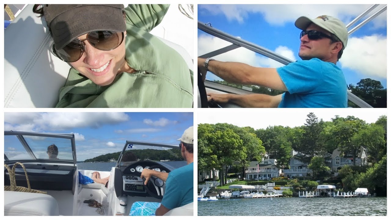 VLOG Lake Geneva Boating Day 2017 YouTube