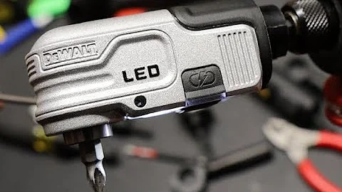 Work in Dark Corners! DeWalt FLEXTORQ Lighted Modular Right Angle Impact Attachment raises eyebrows