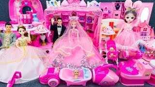 20 Minutes Satisfying With Unboxing Barbie Princess Royal Wedding Dress Up Playset Toys Review ASMR
