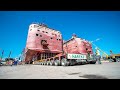 TRANSPORTATION OF TWO 6200 TONS PASSENGER SHIPS