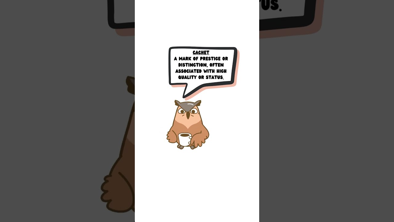 FEELING OWLISH - Cache Vs. Cachet?