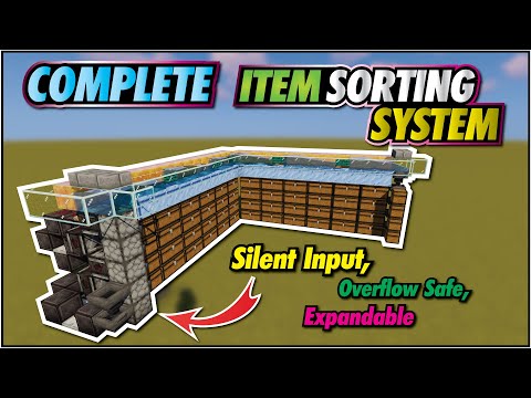 Minecraft Item Sorter | Easy, Expandable, Full Auto