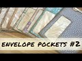 How to make window envelope pockets | Junk Journal ideas