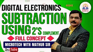 Binary Subtraction using 2's Complement Method | By Mathur Sir