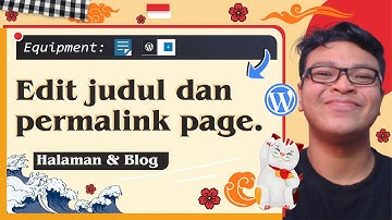 Tutorial Mengedit Judul Halaman dan Permalink Halaman di Website WordPress