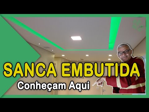 Sanca de gesso aberta e fechada em Ipiranga com LED