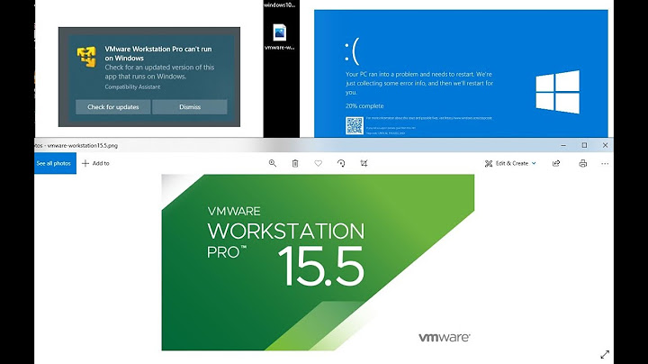 Lỗi vmware workstation 15 could not be installed