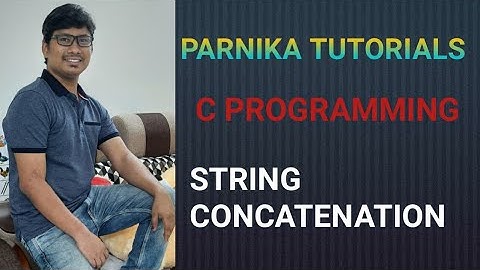 L 63: C PROGRAM TO CONCATENATE TWO STRINGS | STRCAT FUNCTION| GATE CSE LECTURES | C PROGRAMMING