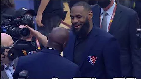 LeBron James And Michael Jordan Shares Emotional Moments At NBA ALL-STAR GAME Halftime Break 🐐