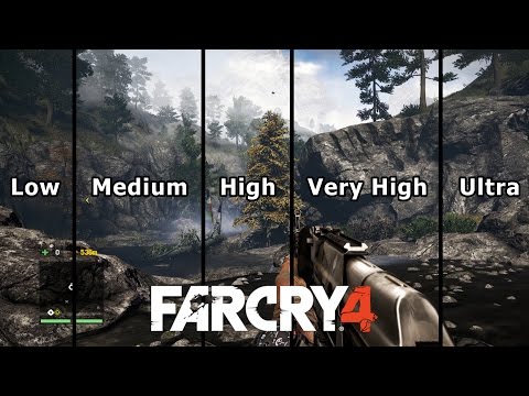 Far Cry 4 Graphics Comparison PC (Low to Ultra)