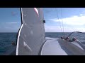 Louis Vuitton 37th America's Cup Race 6 Port Entry Stern Camera - INEOS Britannia