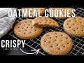 Crunchy Oatmeal Cookies