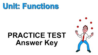 PRACTICE TEST functions (v20.1a)