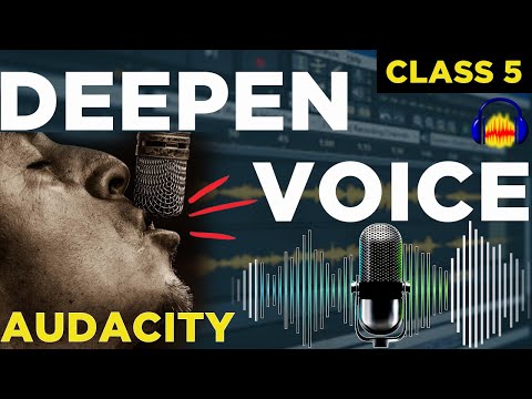 How to deepen your voice in Audacity | Audacity class 5 | Bol chaal | Adeel Shahid