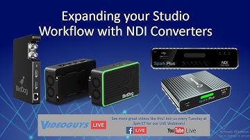 Expanding your Studio Workflow with NDI Converters​