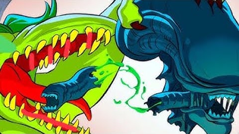 Scp 682 vs xenomorphs (aliens vs scp foundation) sticknodes animation