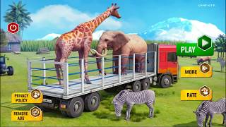 Lái xe tải vận chuyển động vật | Rescue Animal Transporter Truck | game wfk screenshot 3
