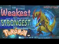 Who Is the Weakest Strongest Pokémon?