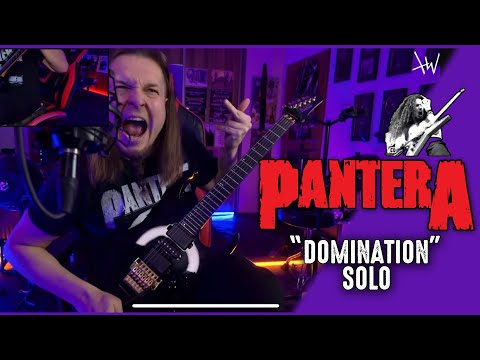 Pantera - "Domination" solo (Dimebag Darrell remembrance livestream)