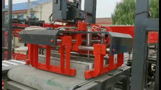 brick palletizer clamp brick stacking machine