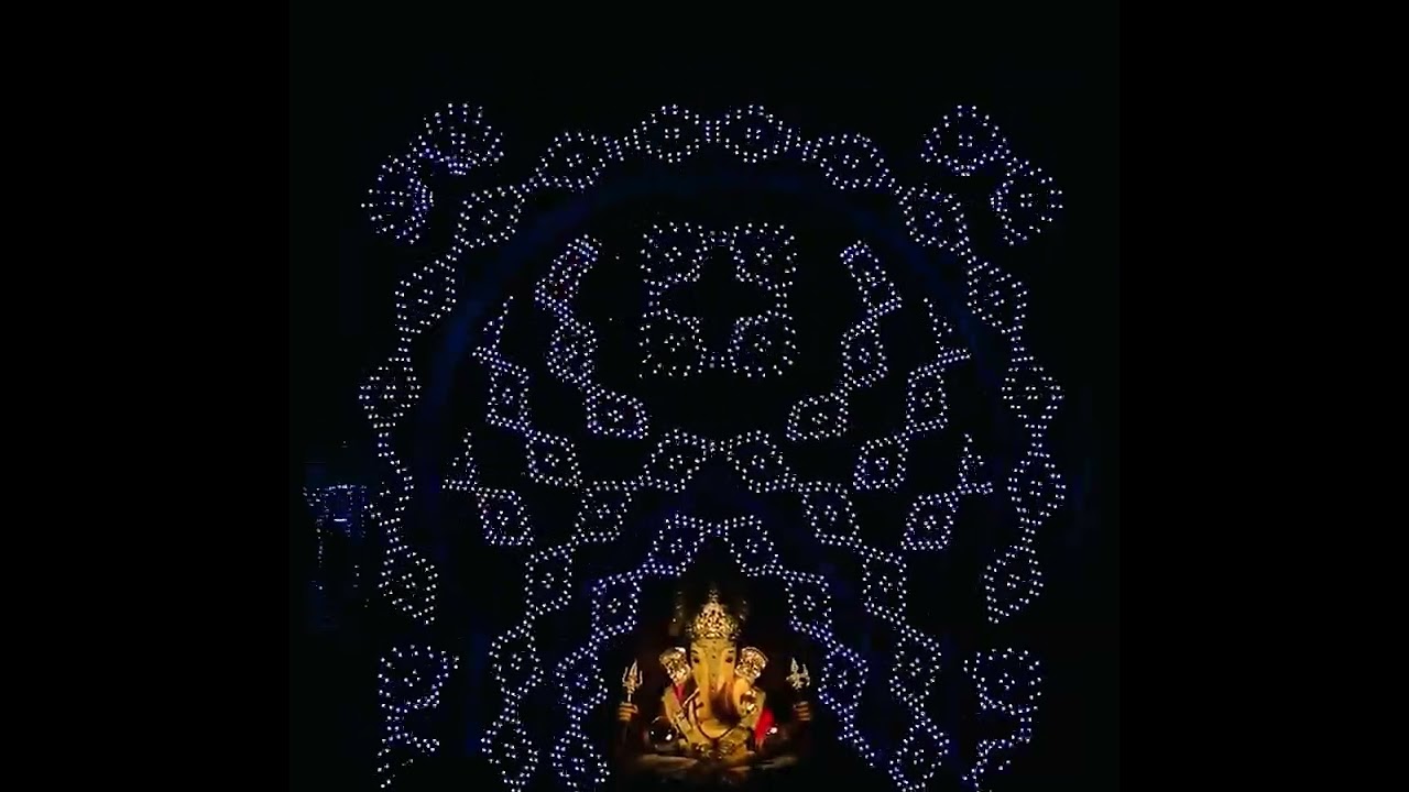 Chimnya Ganpati Lighting Decoration 2022 Ganesh Festival