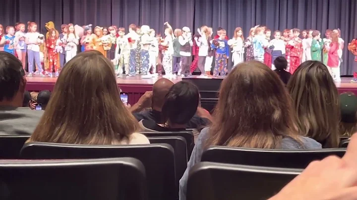 Ivy’s 2nd grade pajama party concert. First school concert ever! (Due to covid)