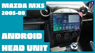 MX5 Android Head Unit Showcase with Apple CarPlay and Android Auto