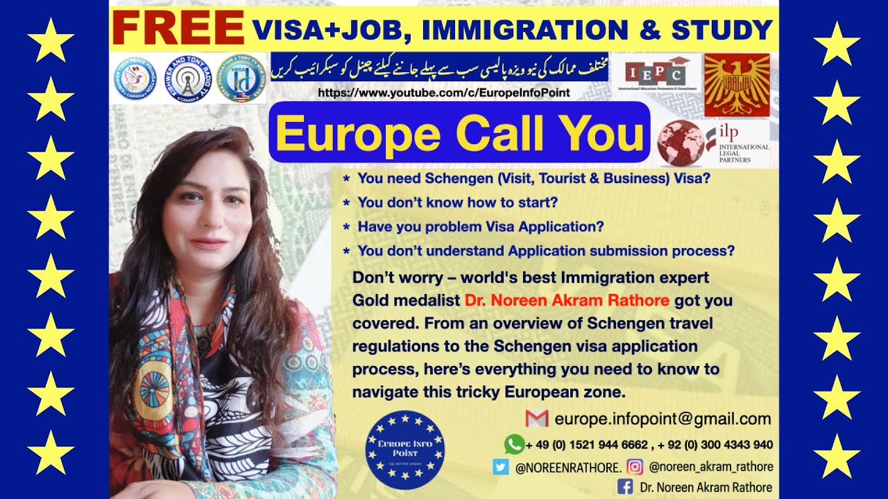 # Europe | Dr. Noreen Akram Rathore | Europe Call You | Visa ...